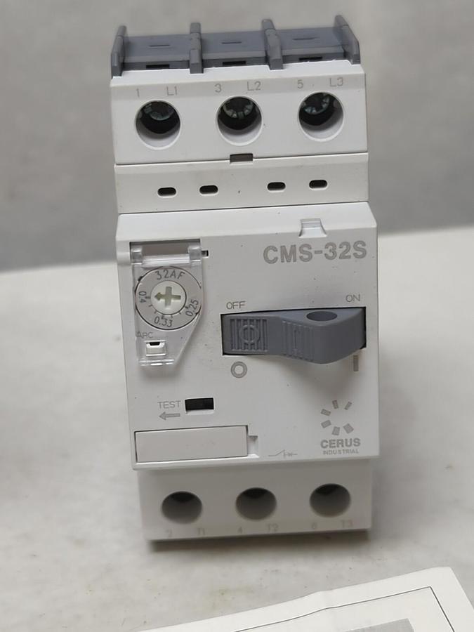 CERUS,CMS-32S,MANUAL MOTOR STARTER FOR CONTACTOR NEW