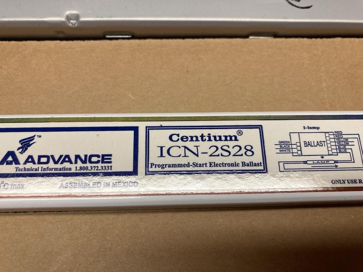 Phillips Advance Centium,ICN-2S28,Electronic Ballast LOT OF 5