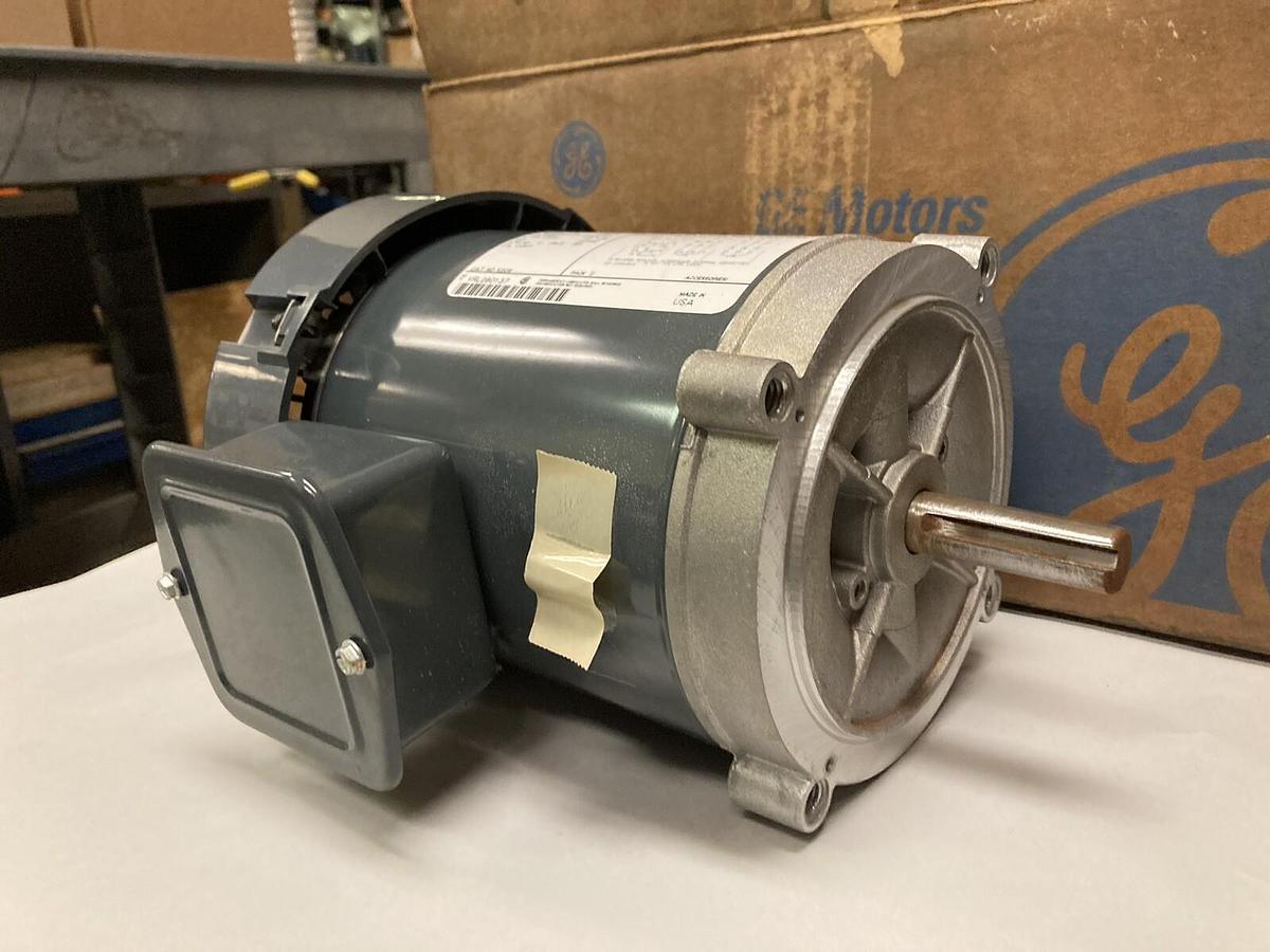 GE Motors,5K33FN41A,1/3HP AC Motor 3450RPM  208-230/460V  56C Frame  K228
