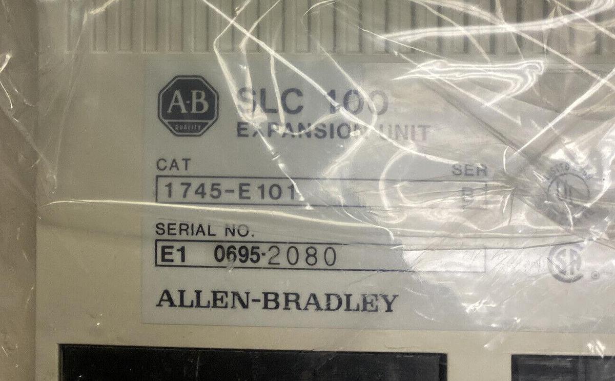 ALLEN BRADLEY,1745-E101,SER B PROGRAMMABLE CONTROLLER EXPANSION UNIT NEW