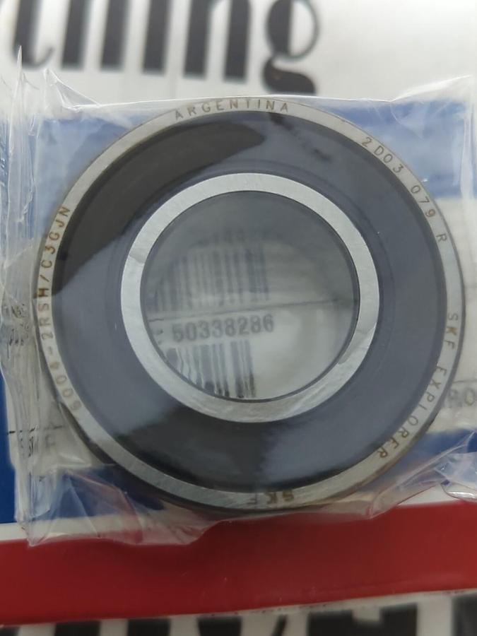 SKF,6004 2RSJEM,DEEP GROOVE BALL BEARINGS LOT OF 2 20MM BORE NOS