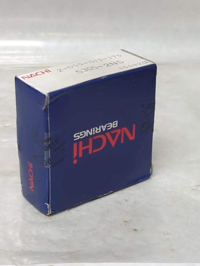 NACHI,5305-2NS,DOUBLE ROW ANGULAR CONTACT BEARING SEALED BOX NOS