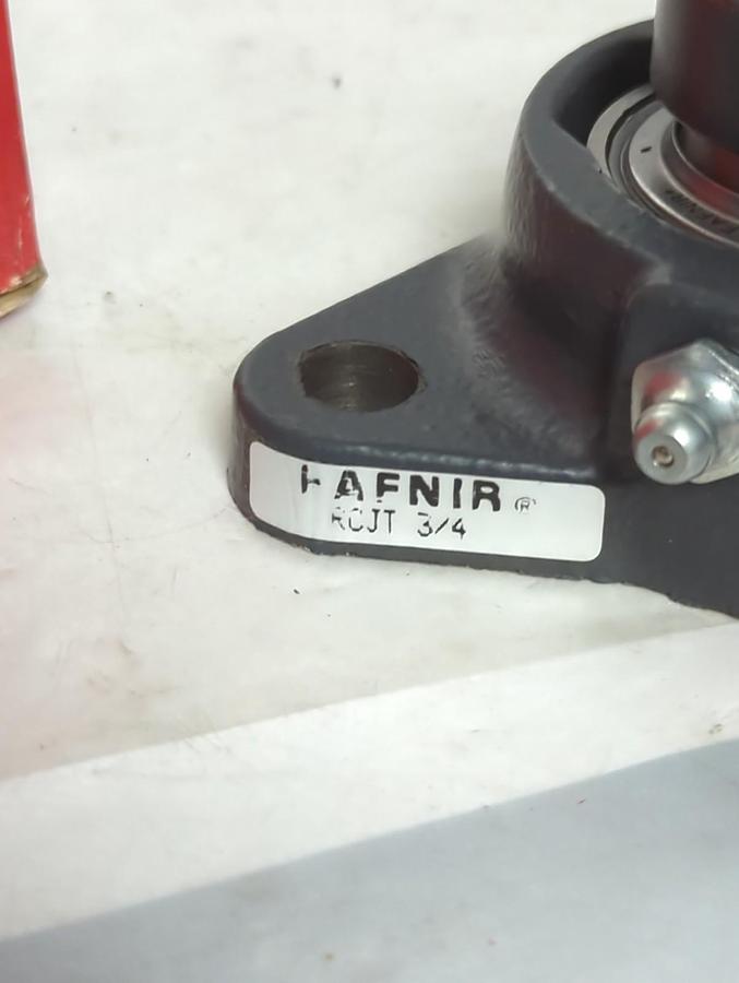 FAFNIR,RCJT 3/4,2-BOLT FLANGE BEARING WITH LOCKING COLLAR 3/4 INCH BORE NOS