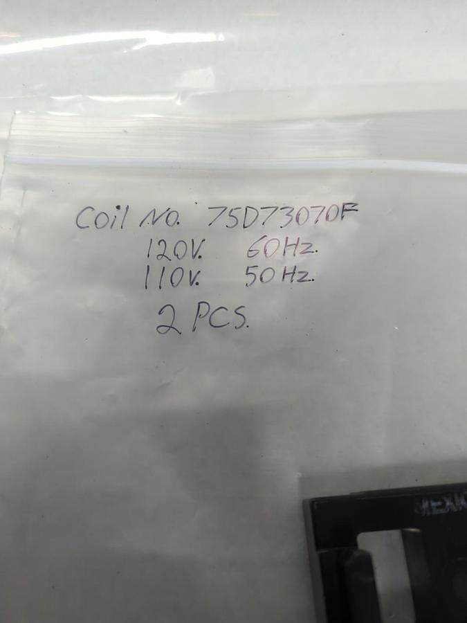 Used SE&A,75D73070F,COIL 12V 60HZ 110V 50HZ LOT OF 2 PRE-OWNED