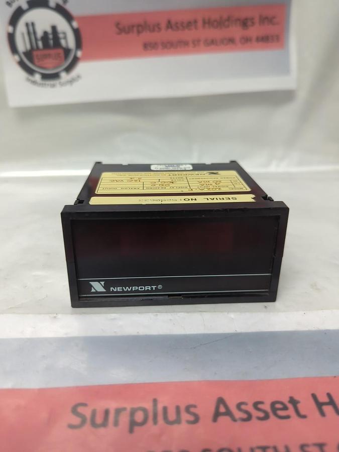 Used NEWPORT,2002A-P,PROCESS PANEL METER 2.4 WATTS 120VAC PRE-OWNED