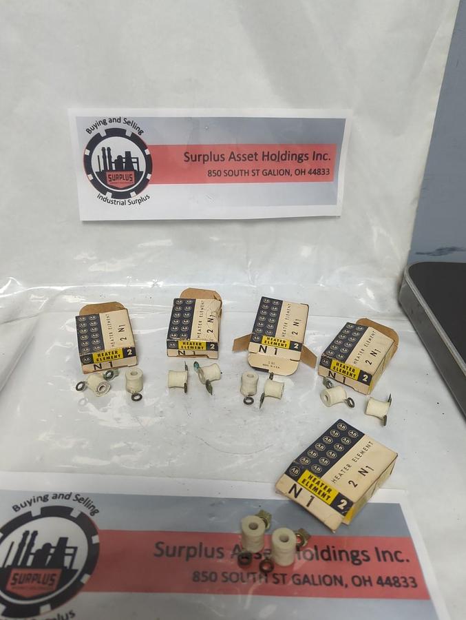 ALLEN BRADLEY,N1,THERMAL OVERLOAD HEATER ELEMENT LOT OF 5 (2 PC BOXES=10PCS) NOS