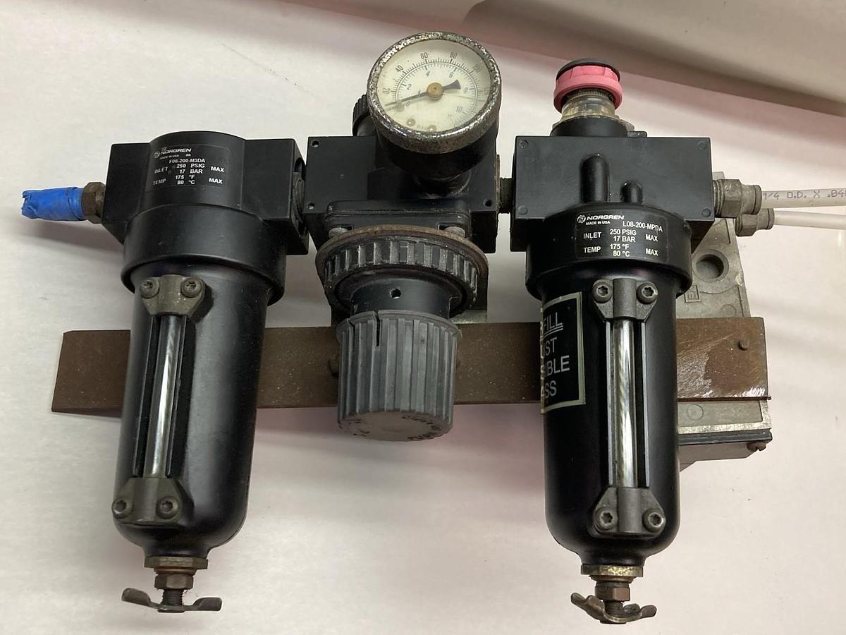 Used Nogren,R08-000-RNMO,Pnuematic Regulator Filter Assembly