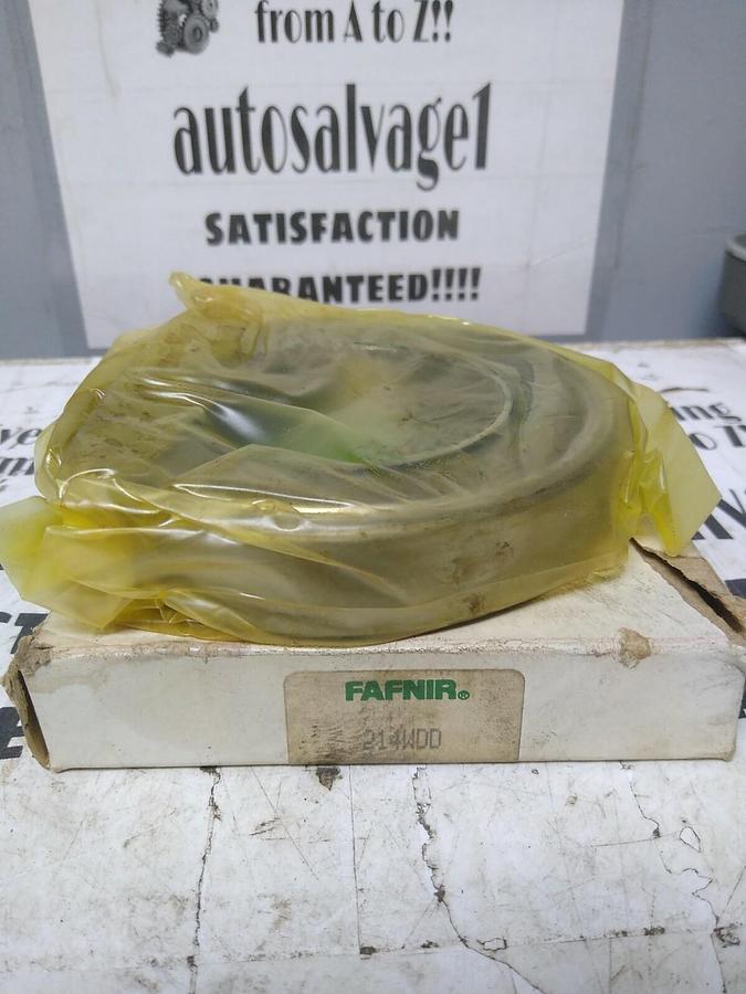 FAFNIR,214WDD,DEEP GROOVE BALL BEARING DOUBLE SEALED NOS