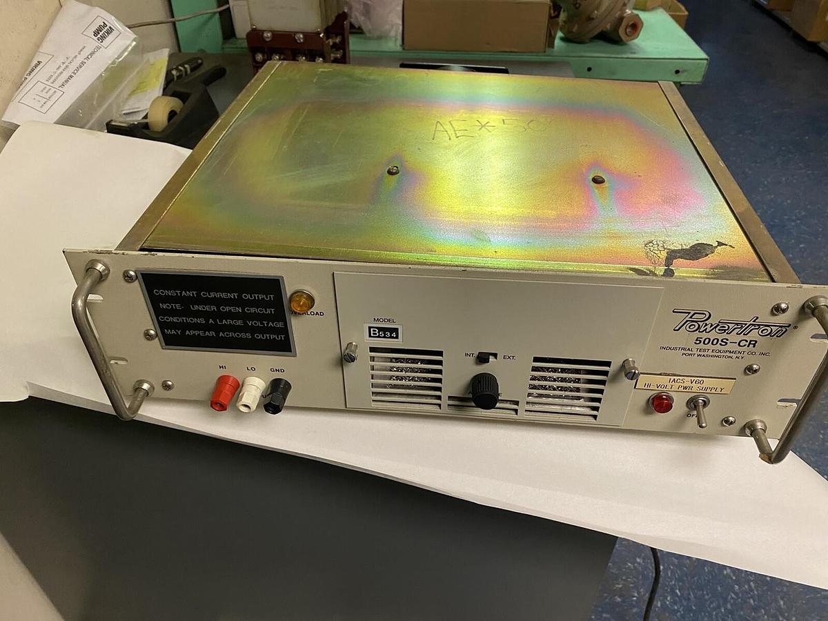 Used Powertron,500S-CR,Power Supply