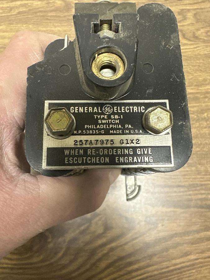 General Electric,257A7975 61X2,Rotary Switch Type SB-1