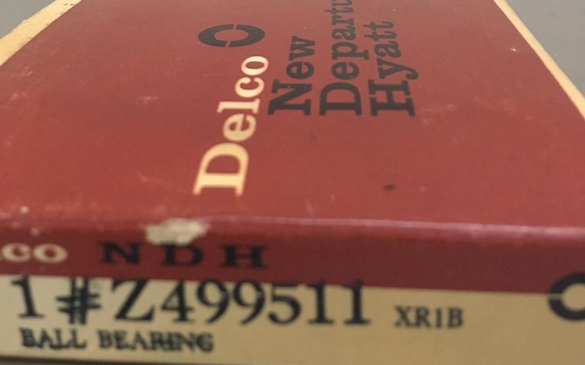 Delco New Departure,Z499511,Ball Bearing  NOS