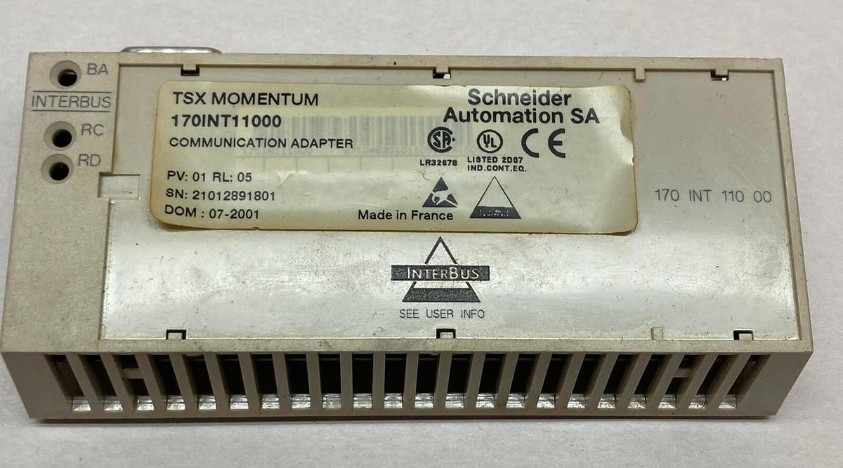 Used Schneider Electric,170INT11000,Communication Adapter