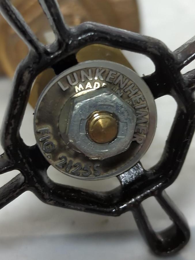 LUNKENHEIMER,2125S,GATE VALVE 3/8 INCH NOS