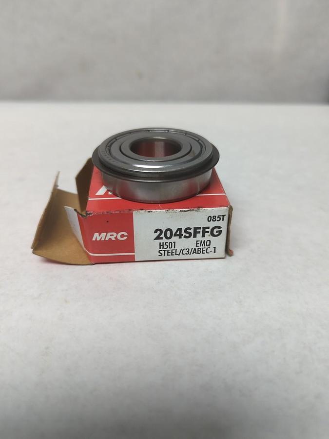 MRC,204SFFG,DEEP GROOVE BALL BEARING WITH SNAP RING NOS