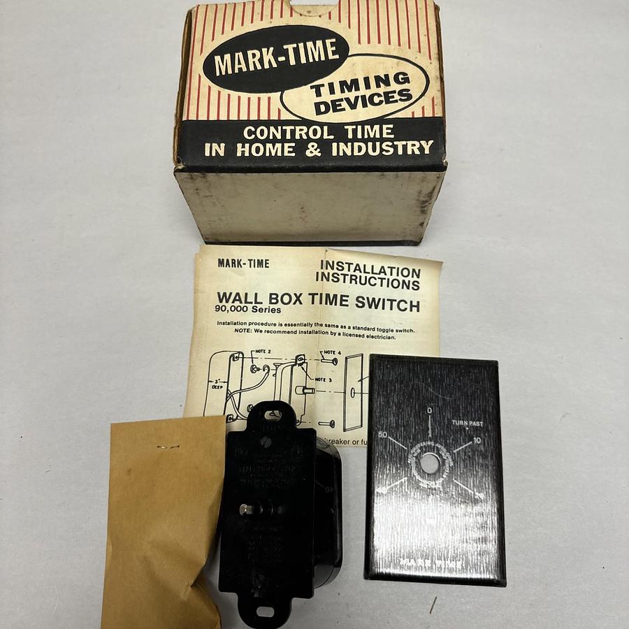 Mark-Time,90008,60 Minute Without Hold Wall Box Time Switch
