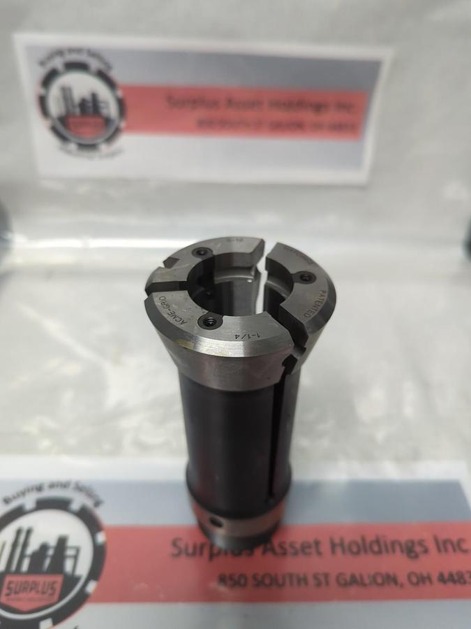 Used HARDING,S-12,ACME GRID SPLIT COLLET 1-1/4 INCH PRE-OWNED