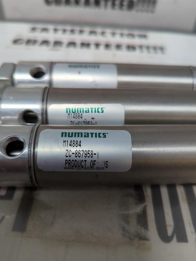 NUMATICS,M14884 ZC-867958-1,PNEUMATIC CYLINDERS LOT OF 3 NOS