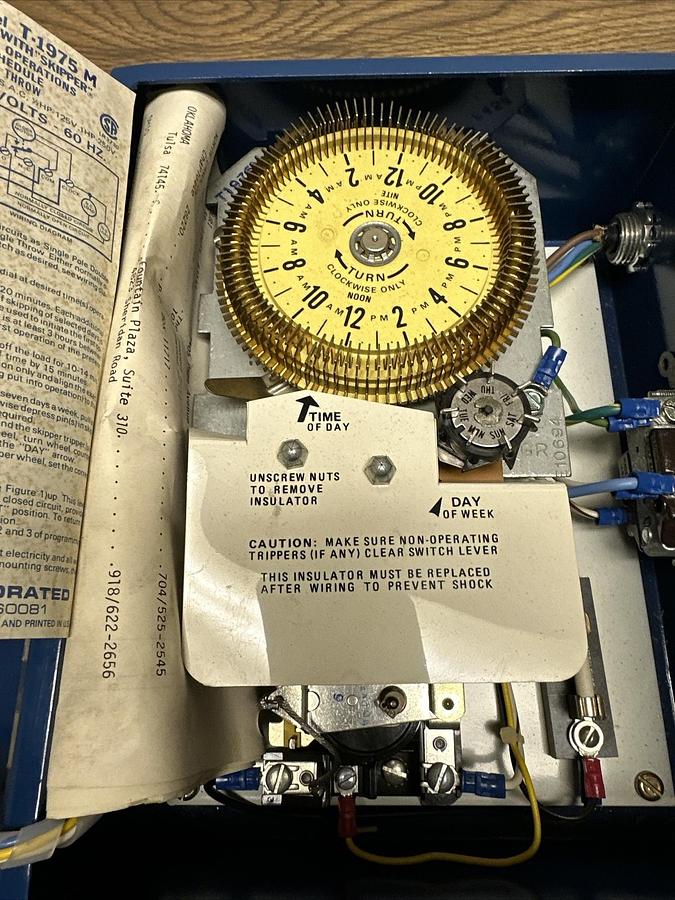 Used Calgon Corporation,Model 3521071,Timer Control Center