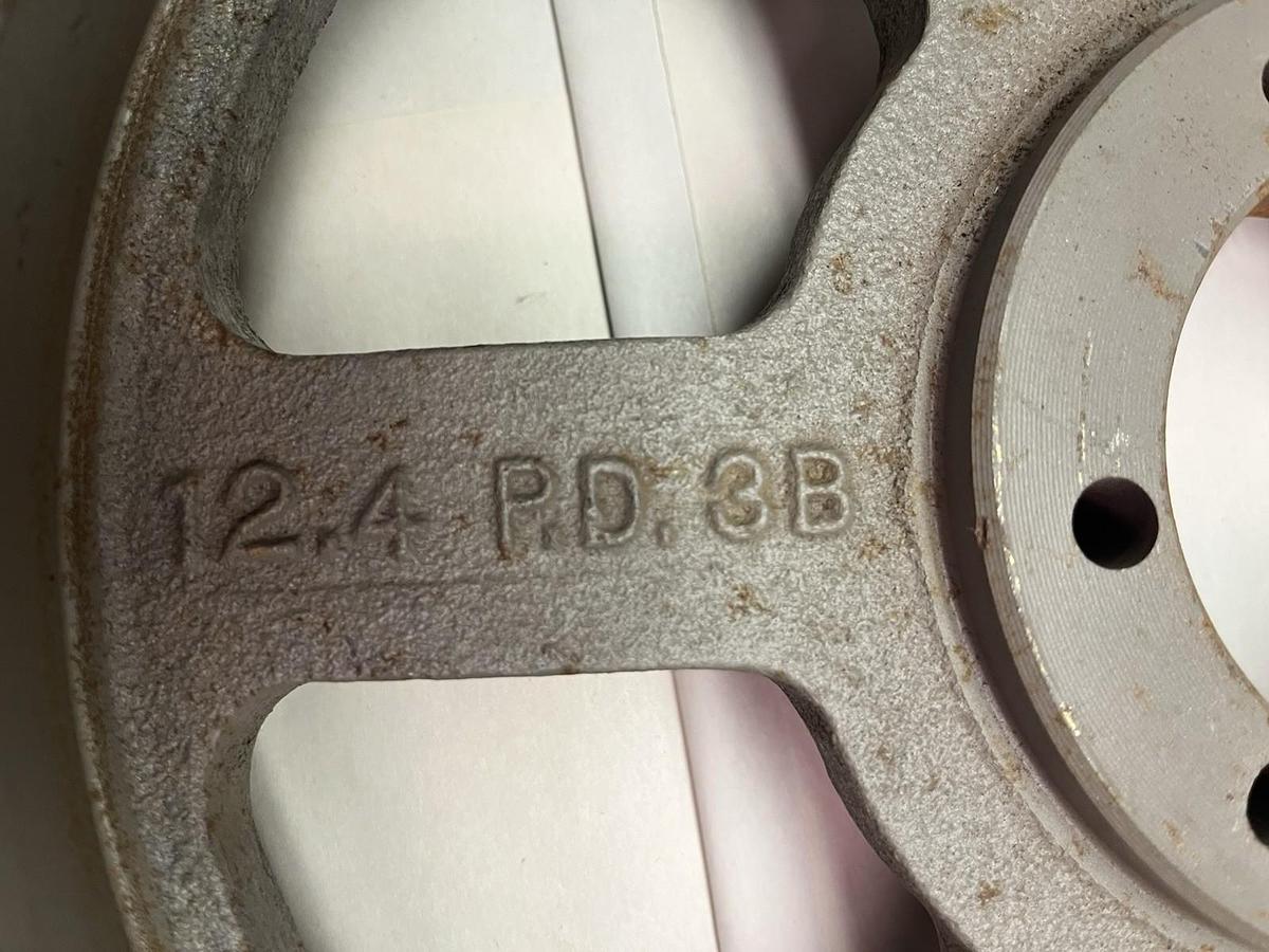 TB WOODS,12.4-P.D.-3B,SHEAVE 12-11/16" OD 2-7/8" BORE 3 GROOVE