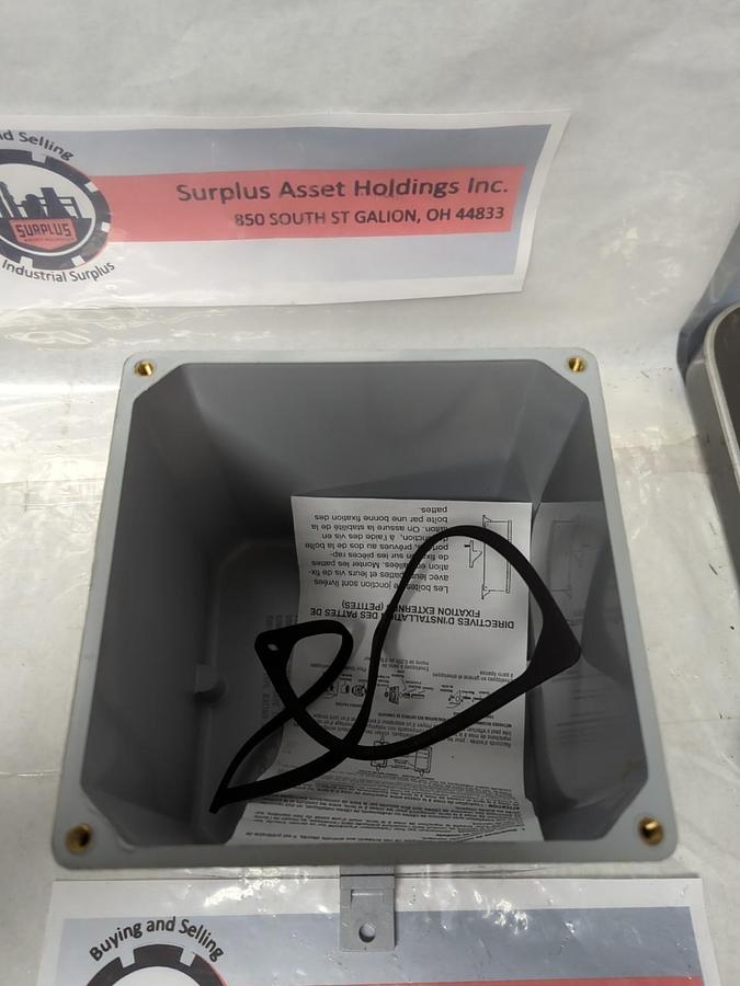 KRALOY,E22530,JUNCTION BOX 6 IN X 6 IN X 6 IN NOS