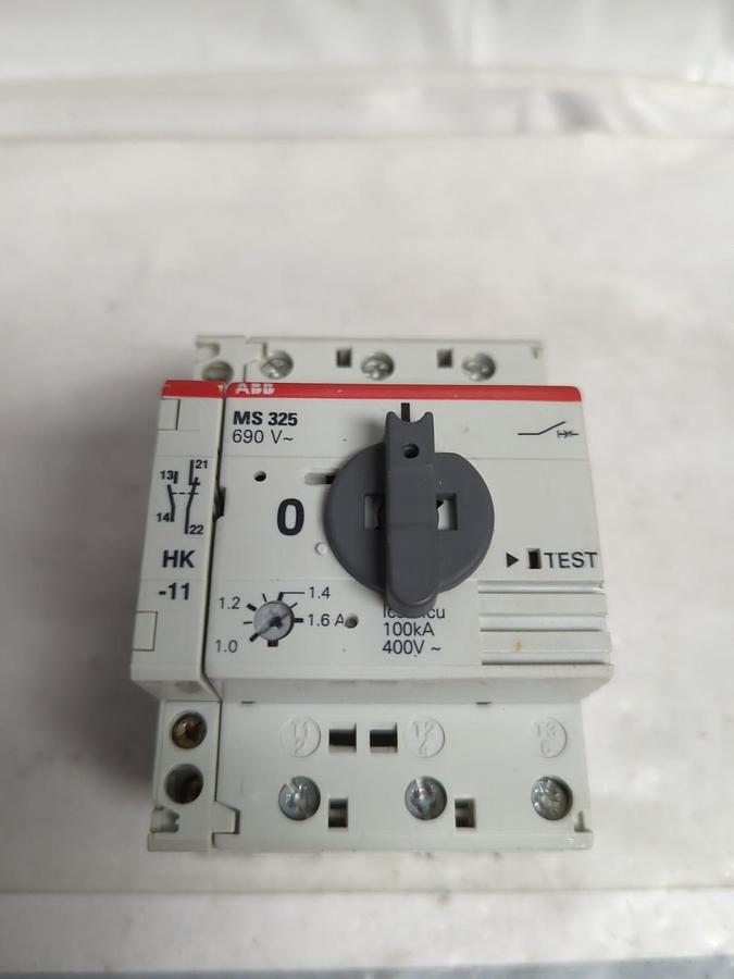 Used ABB,MS 325,MOTOR CIRCUIT BREAKER 690V~ PRE-OWNED