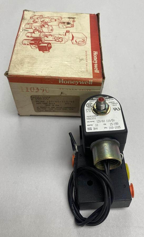 Honeywell,086300,Solenoid Valve NOS