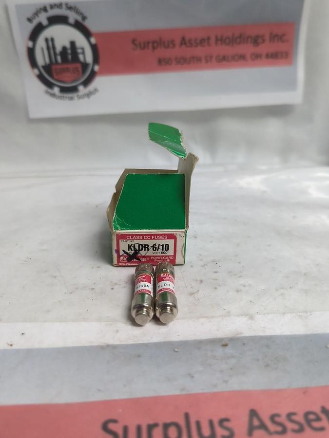 LITTELFUSE,KLDR6/10,FAST ACTING 6/10 AMP FUSES BOX OF 2 NOS