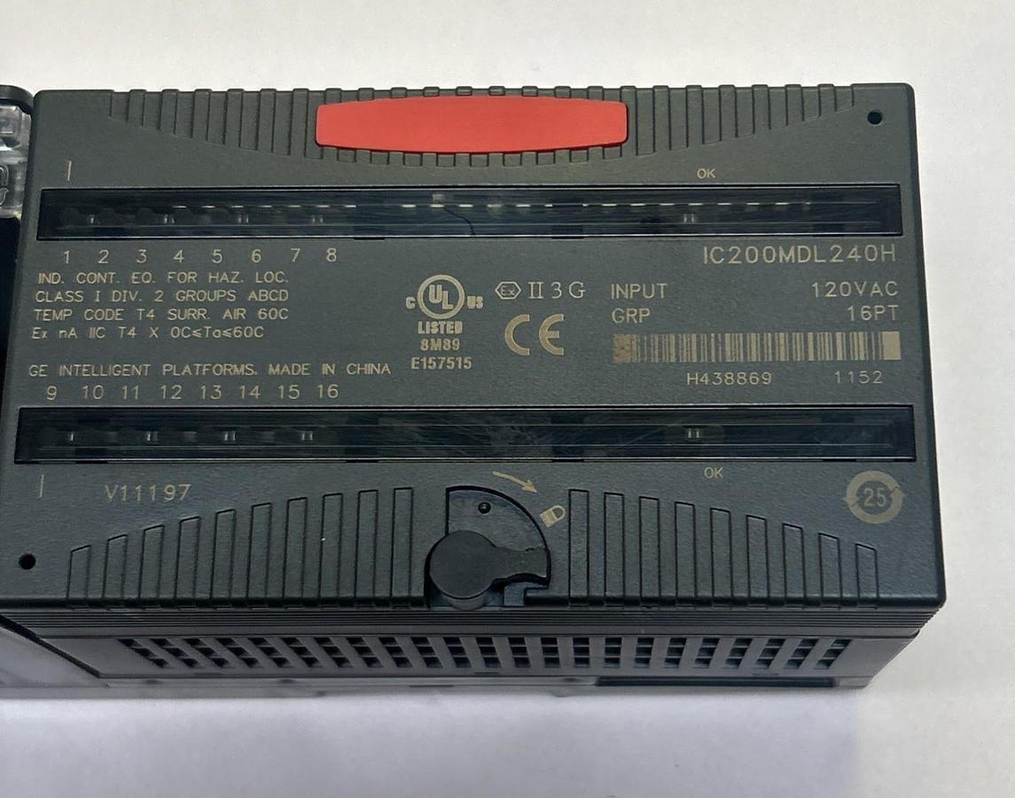 Used GE FANUC,IC200MDL240H,INPUT MODULE