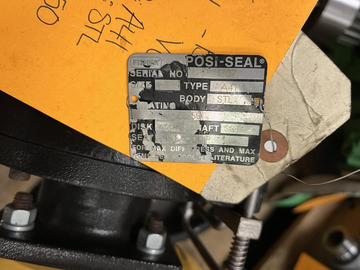 DYNATORQUE,DT7/SD,BI TORQ POSI SEAL 4" FISHER BUTTERFLY VALVE