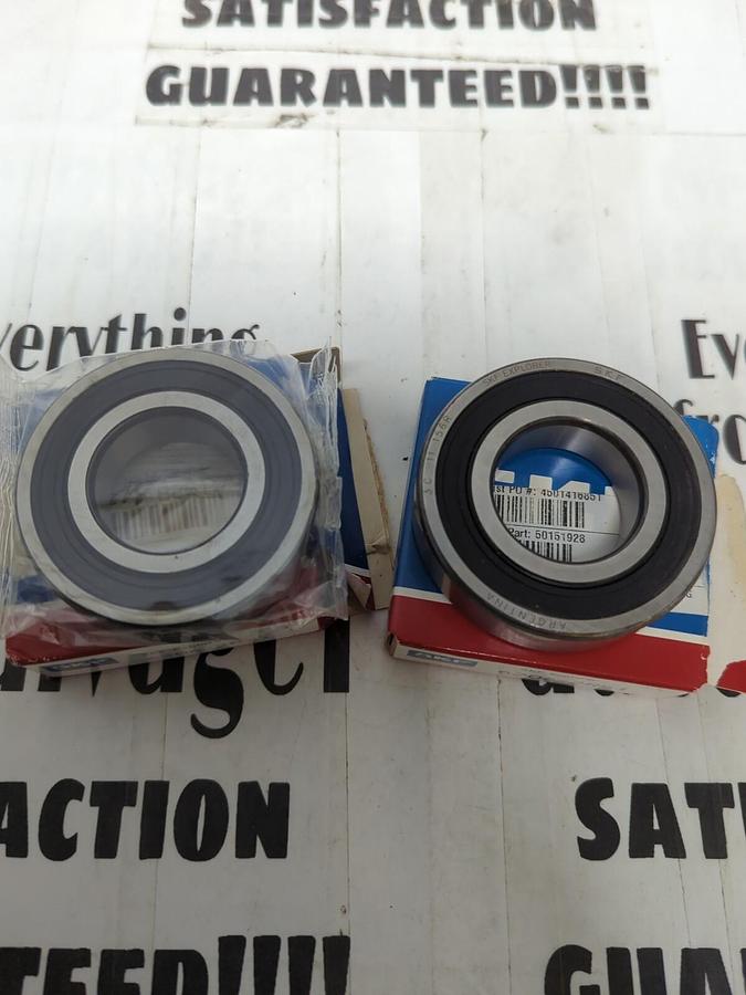 SKF,6206-2RS1,DEEP FROOVE BALL BEARINGS 30MM BORE LOT OF 2 NOS