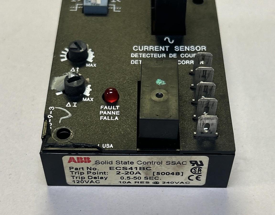 Used ABB,ECS41BC,SOLID STATE CONTROL SSAC