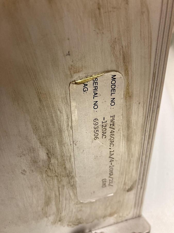 Used Moore Industries,PWT/460AC,5A/4-20MA/2E,3-Phase Watt Transducer 460VAC