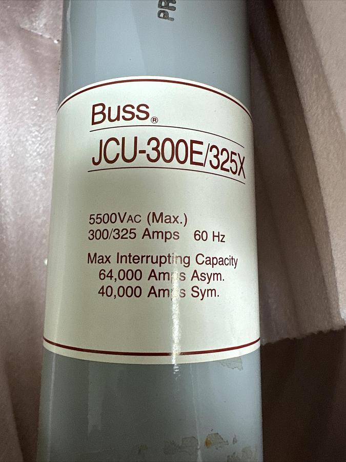 Buss,JCU-300E/325X,Fuse 300-325Amp 5500VAC Max