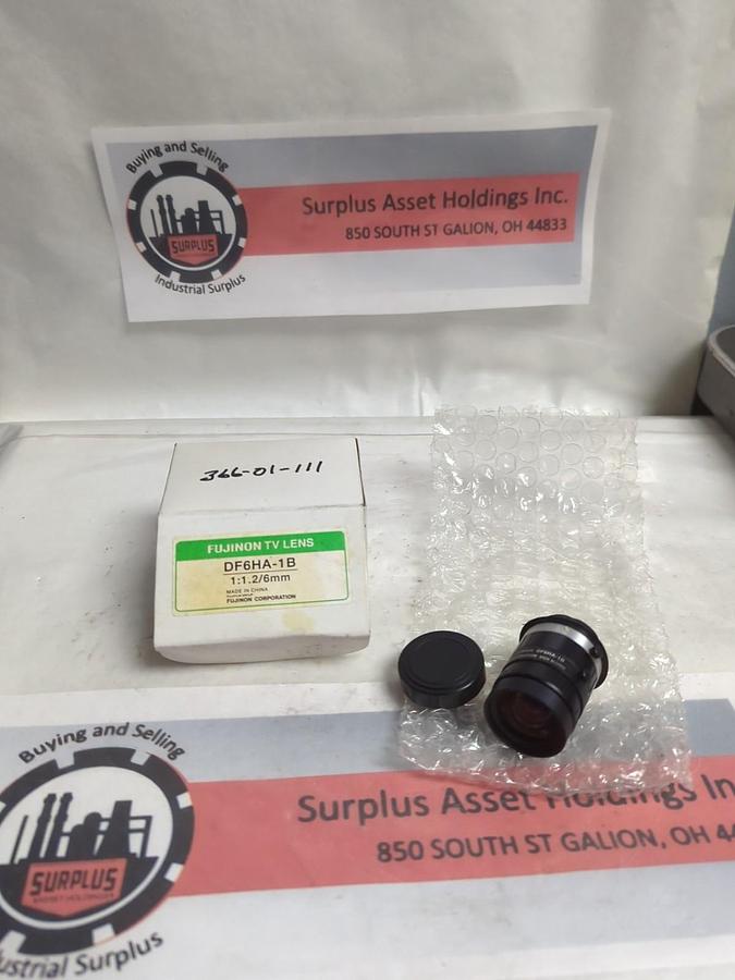 FUJINON,DF6HA-1B,TV LENS 1:1.2/6MM NOS