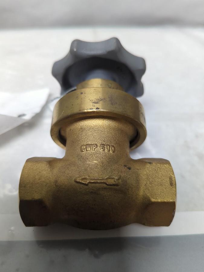 KEROTEST,147,1/2 INCH GLOBE VALVE BRASS BODY-TURBINE NOS
