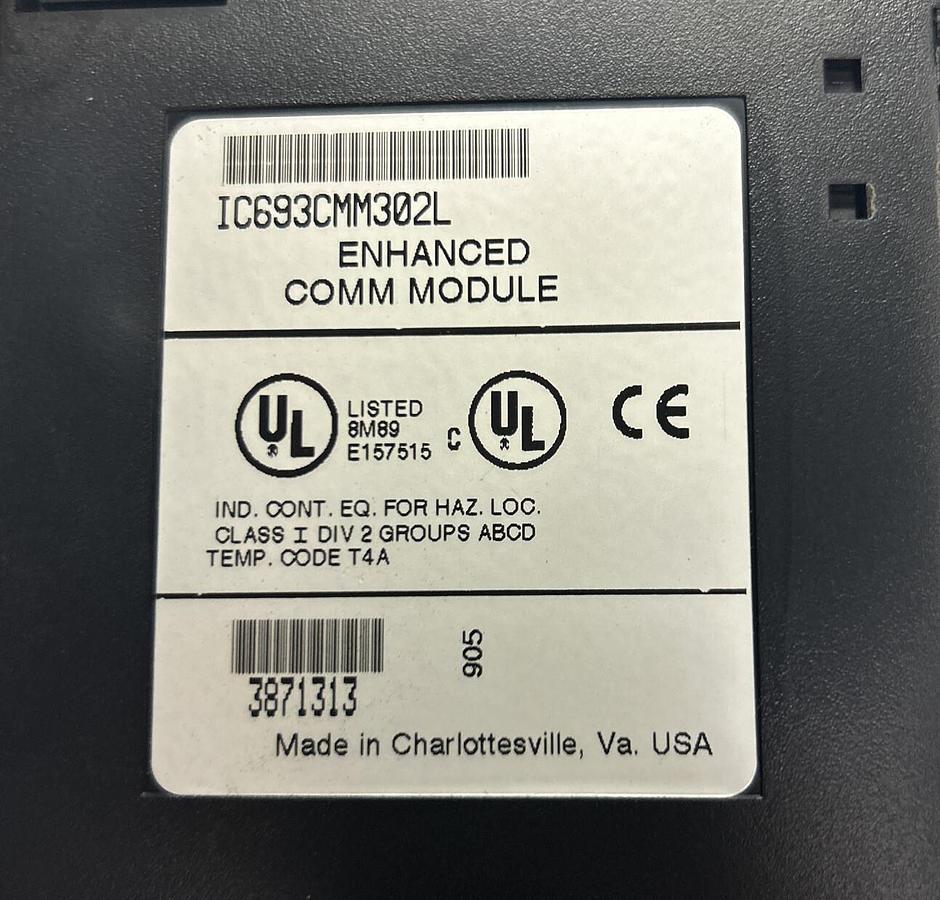 Used GE FANUC,IC693CMM302L,ENHANCED COMM MODULE