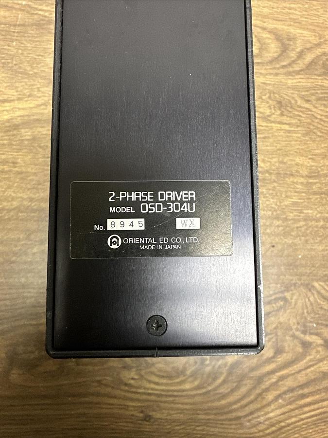 Used Oriental Ed Co.,OSD-304U,2 Phase Driver Super Vexta