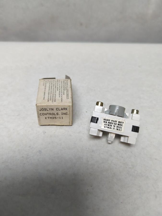 JOSLYN CLARK,KTM35-11,CONTACT BLOCK 10A 600V NOS