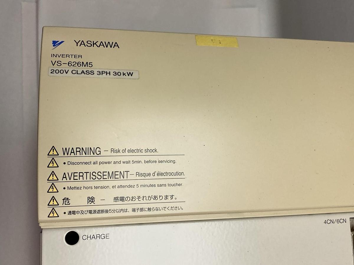 Used Yaskawa,VS-656M5,3-Phase Inverter Servopack 200V 30kW