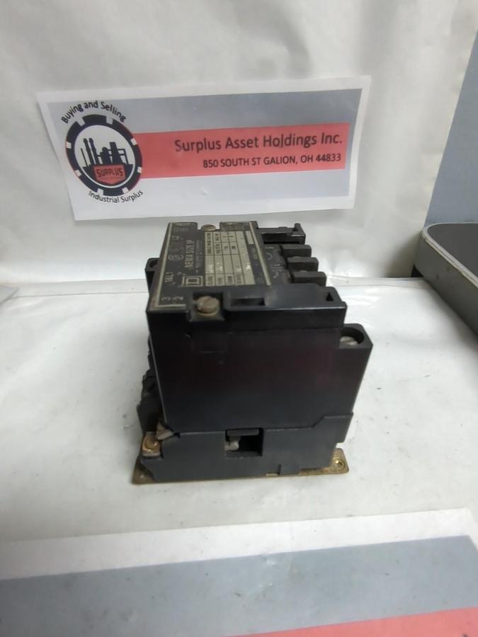 Used SQUARE D,8536-SCG2,CONTACTOR SERIES A SIZE 1P PRE-OWNED