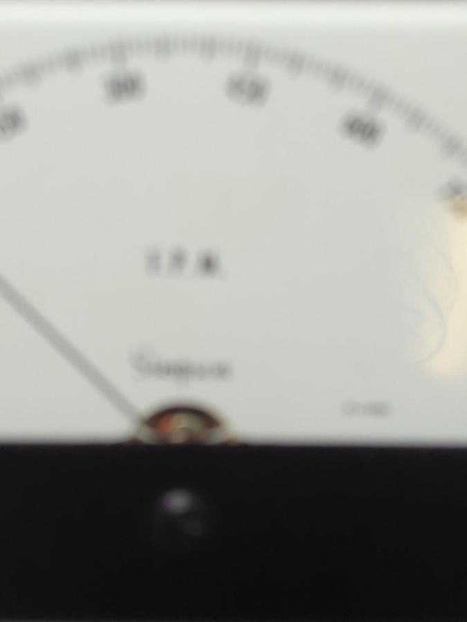 Used SIMPSON,46986,PANEL METER 0-750 F.P.M PRE-OWNED