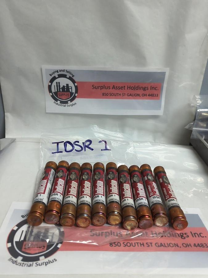 Used LITTELFUSE,IDSR-1,INDICATOR 1 AMP FUSE LOT OF 10 PRE-OWNED