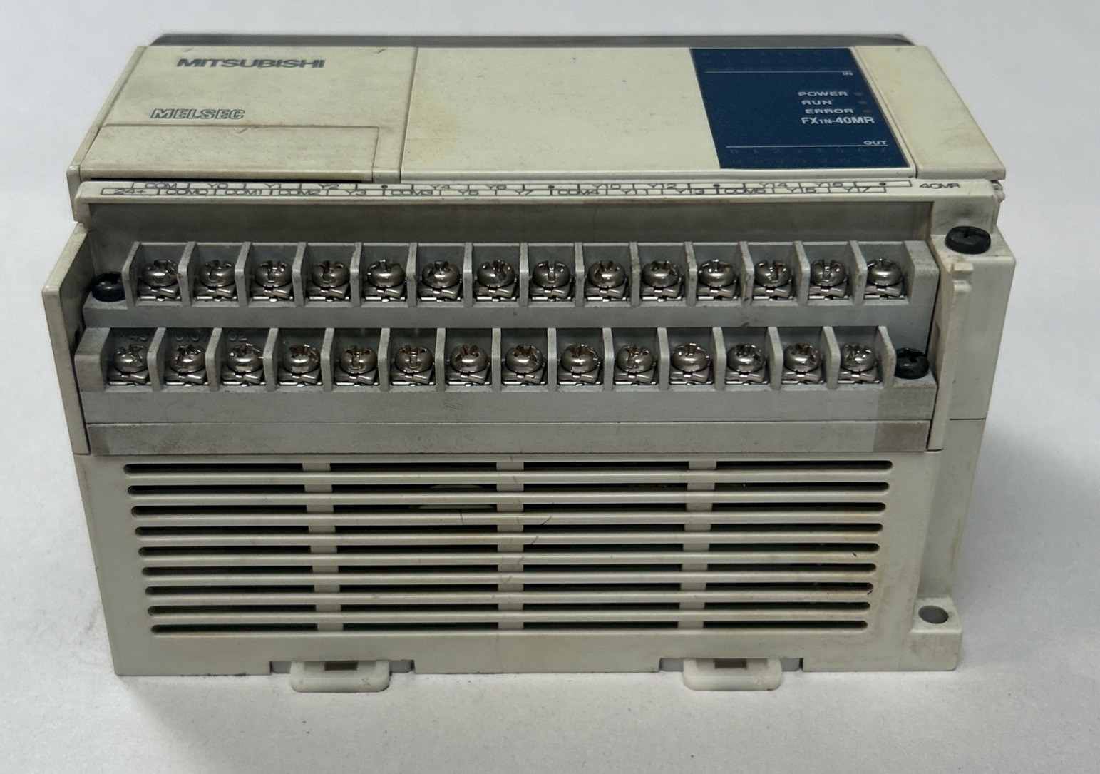 Used MITSUBISHI,FX1N-40MR,PROGRAMMABLE CONTROLLER