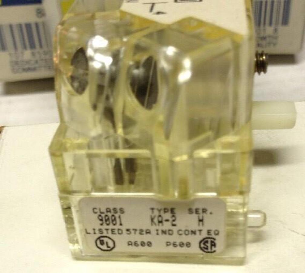 Square D,KA 2,Finger Safe Contact Block Series H LOT of 4