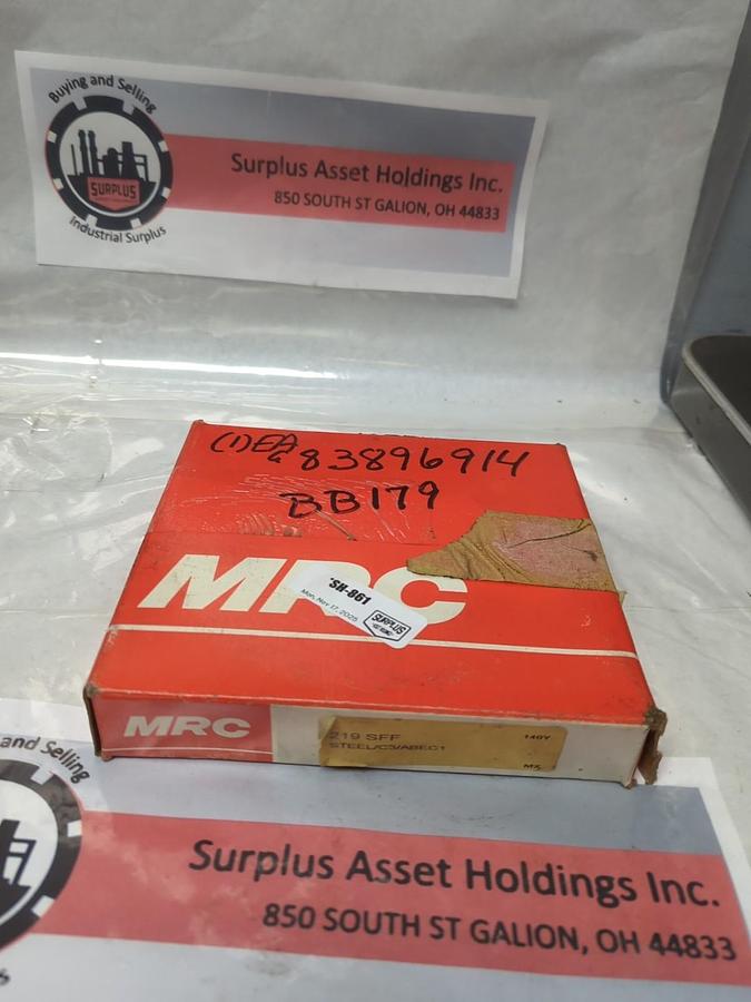 MRC,219SFF,DEEP GROOVE BALL BEARING NOS