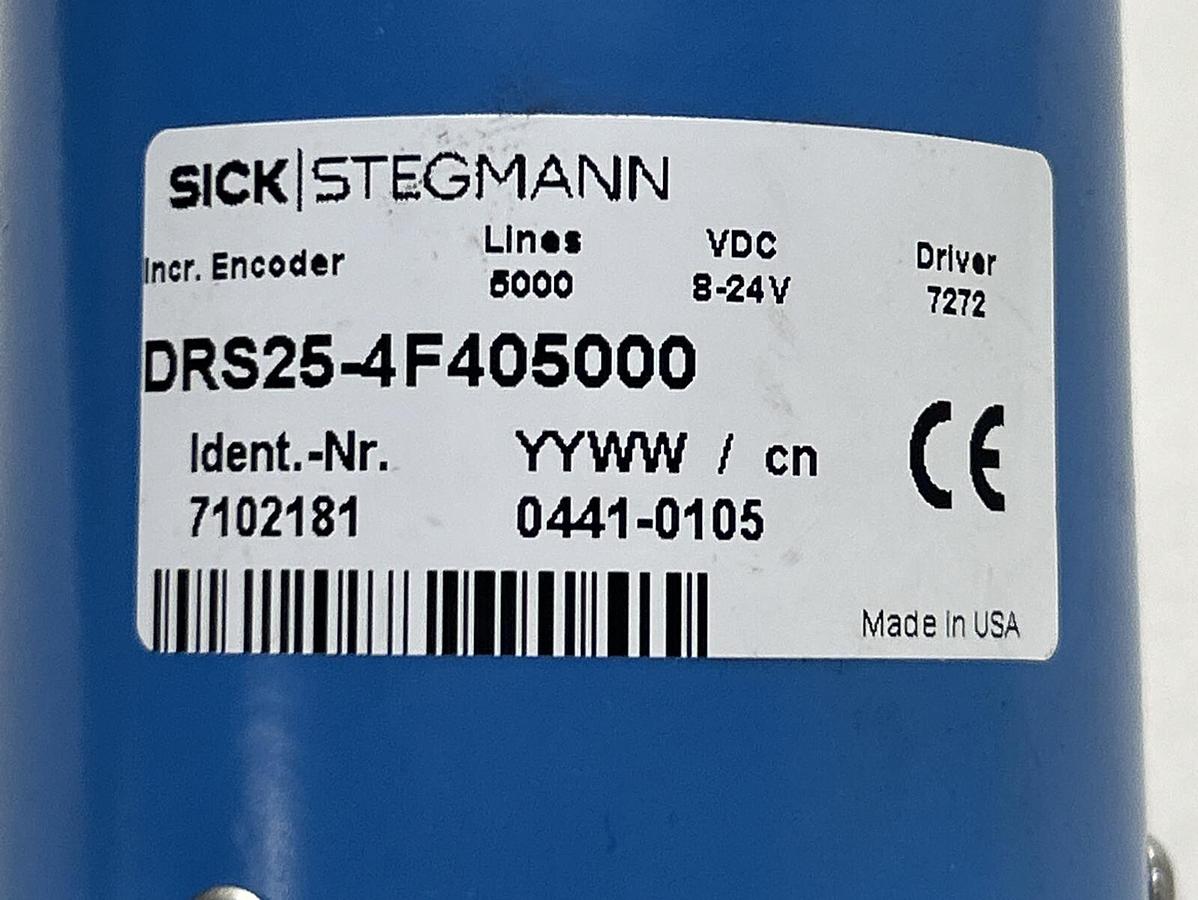 Used SICK,DRS25-4F405000,ENCODER