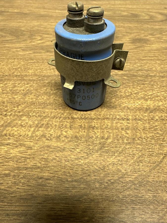 Used Sprague,36DE1328,Capacitor 500UF 75 VDC