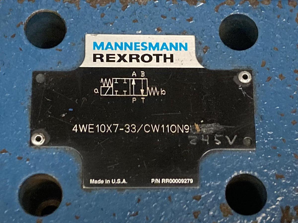 Used Mannesmann Rexroth,4WE10X7-33/CW110N9,Spool Valve Assembly