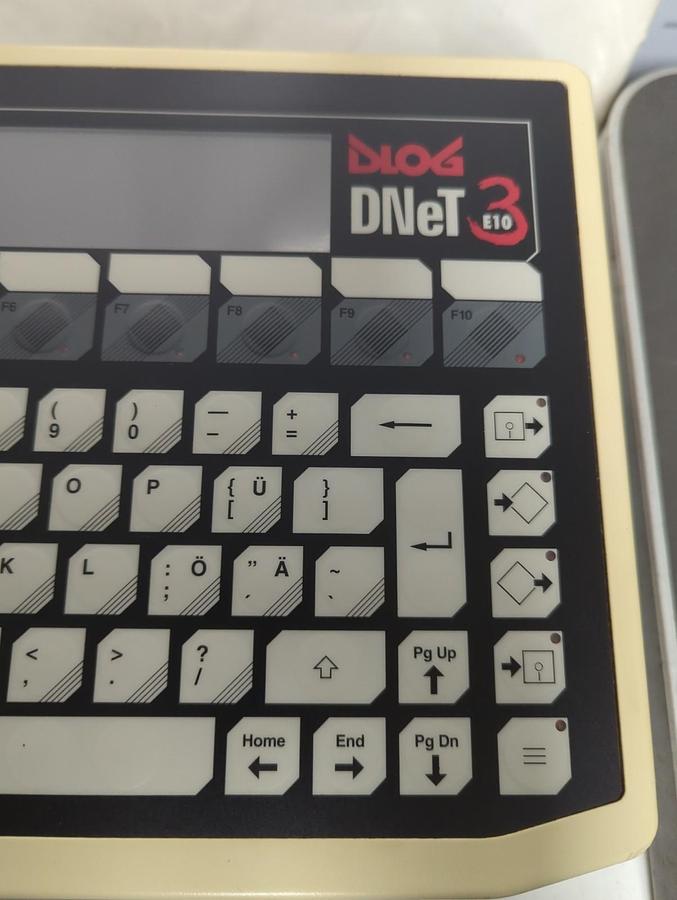 Used DLOG NC SYSTEMS,DNET 3E10,PANEL KEYBOARD PRE-OWNED