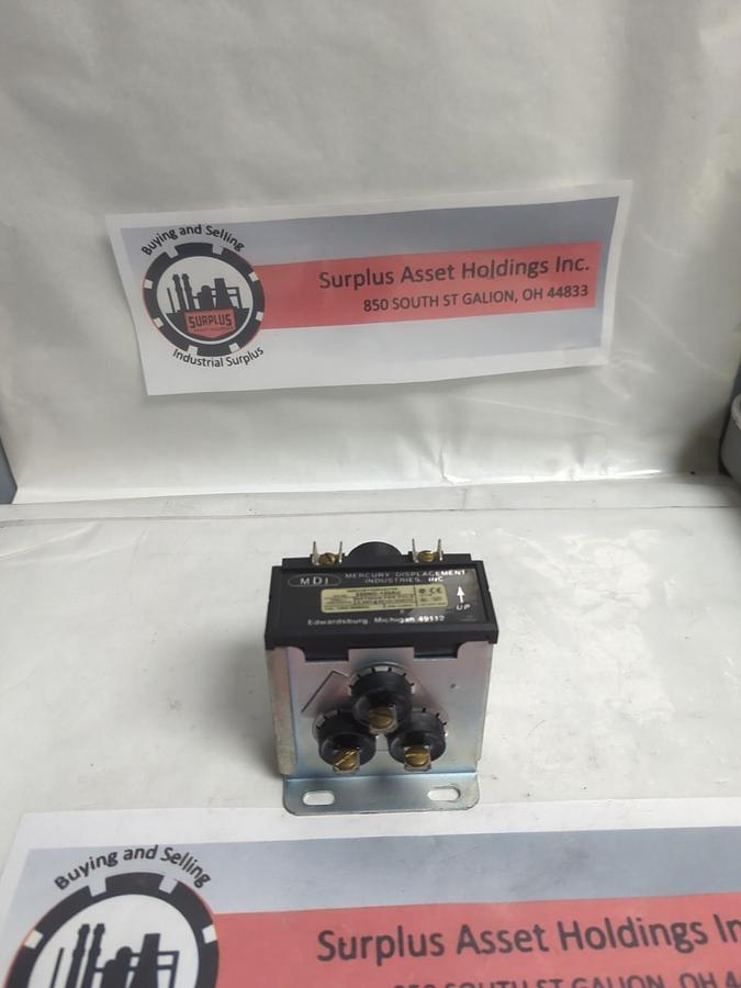 Used MDI,330NO-120AU,MERCURY CONTACTOR 30 AMP 120V COIL 3-POLE 600V PRE-OWNED